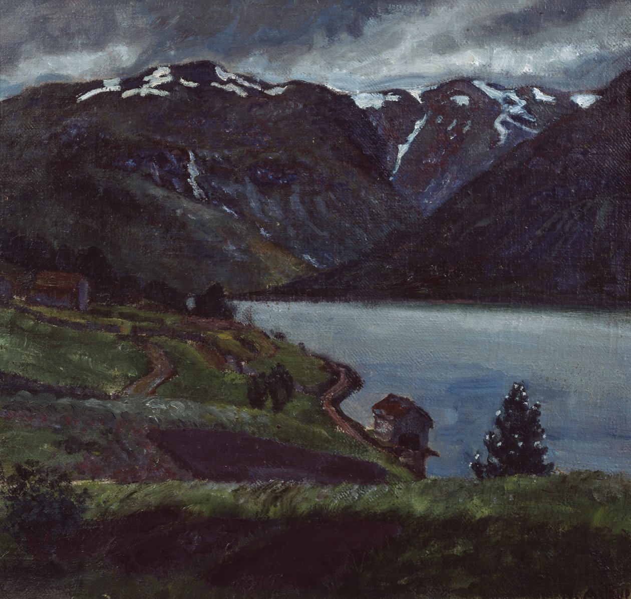 Botenhuis door Nikolai Astrup