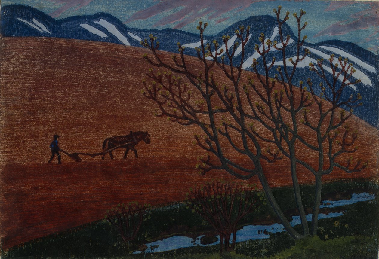 De ploeger door Nikolai Astrup