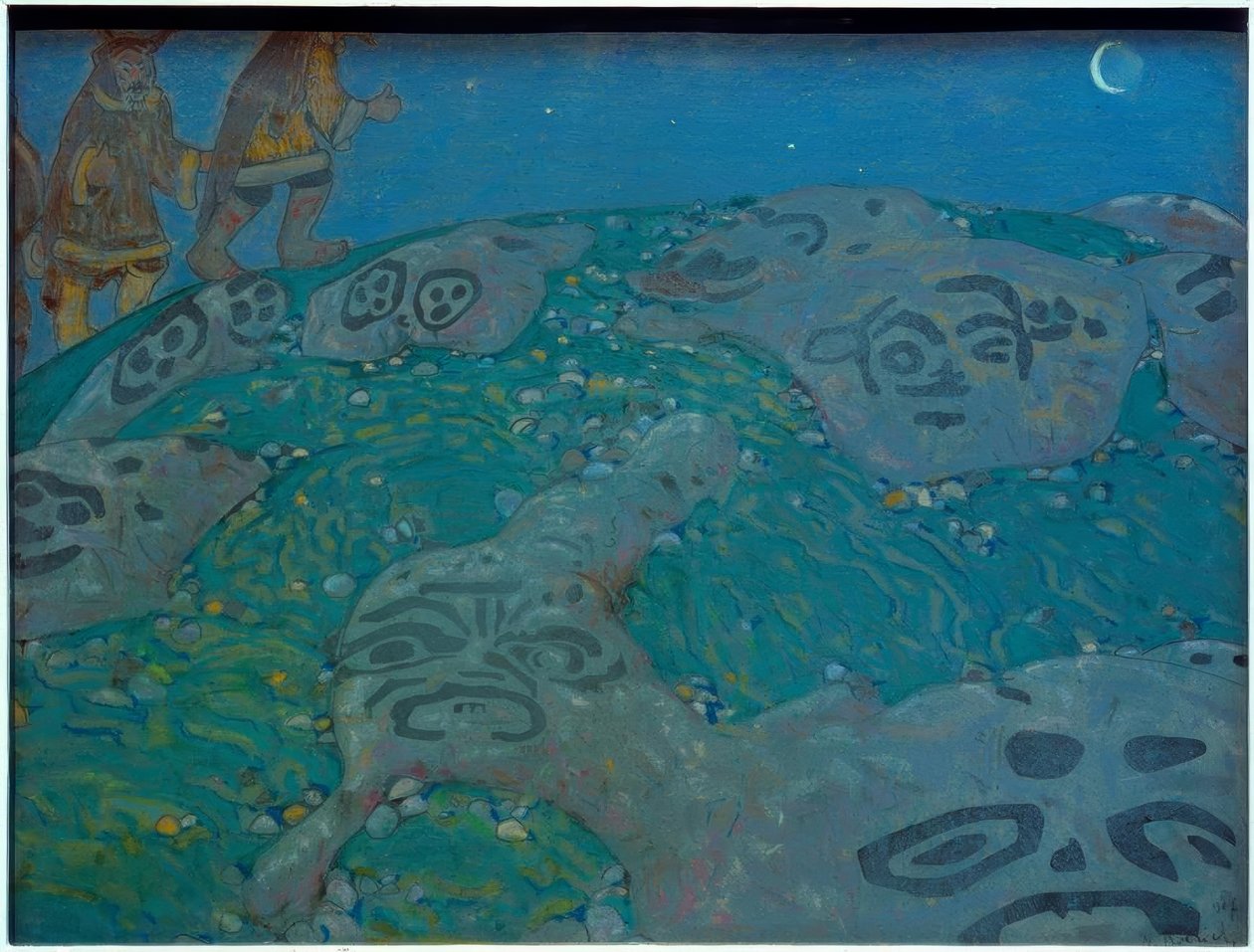 Aardse magie door Nikolai Konstantinowitsch Roerich