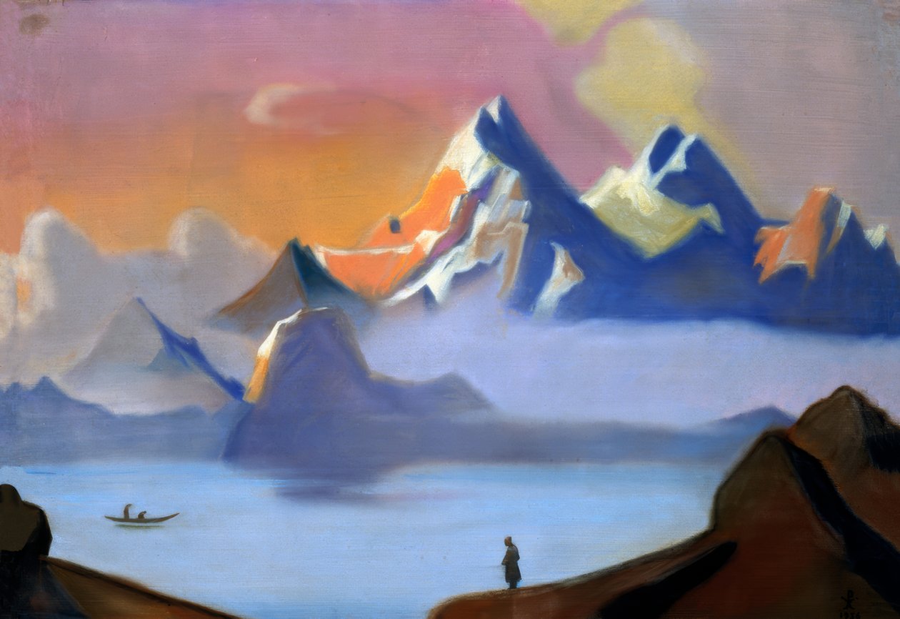 Tibet door Nikolai Konstantinowitsch Roerich