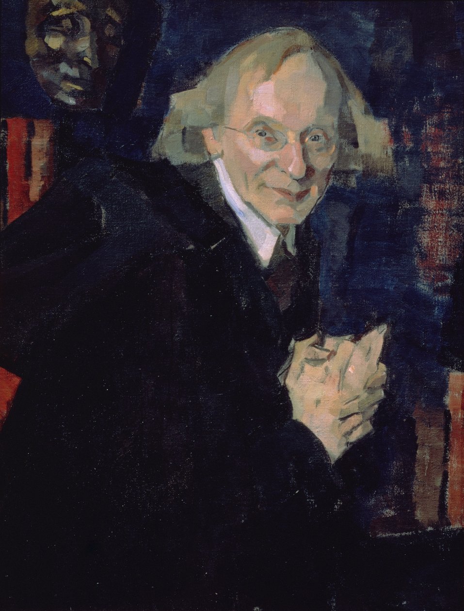 Portret van de dichter Vyacheslav Ivanovich Ivanov (1866-1949) c.1920 door Nikolai Pavlovich Ulyanov