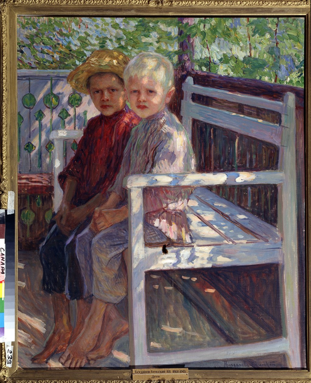Kinderen door Nikolai Petrovich Bogdanov Belsky