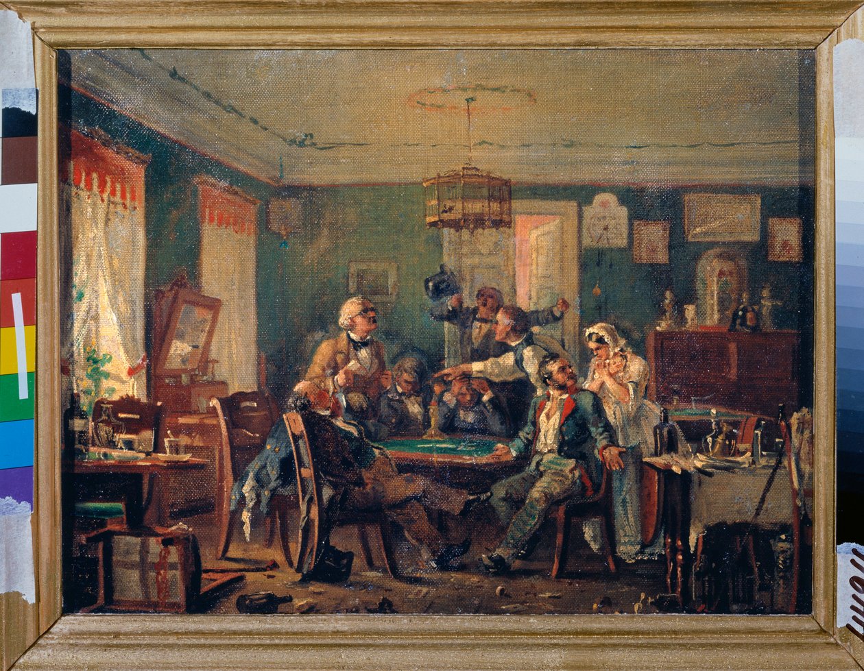 Kaartspel door Nikolai Petrovich Petrov