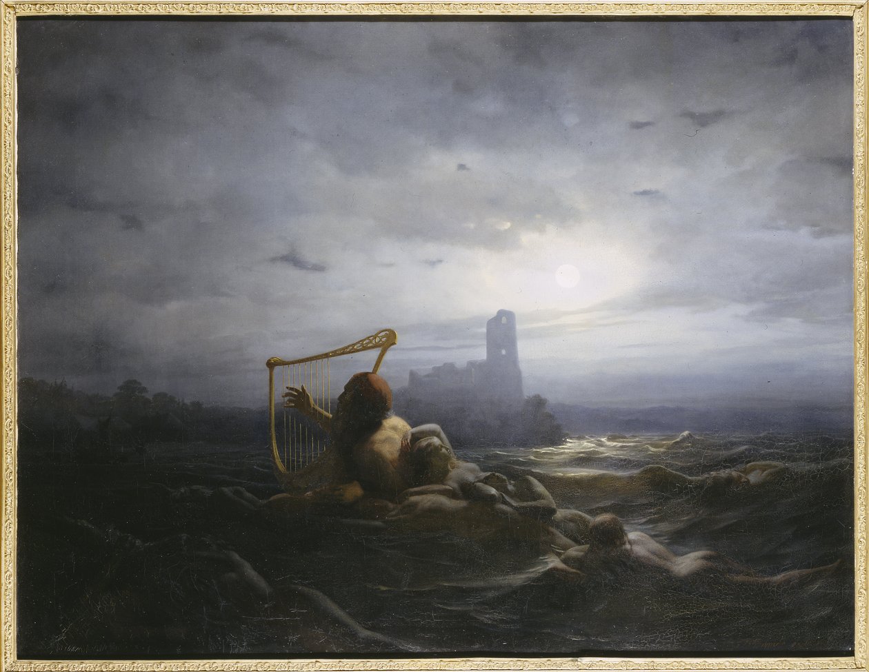 De Neck en de dochters van AEgir door Nils Blommer