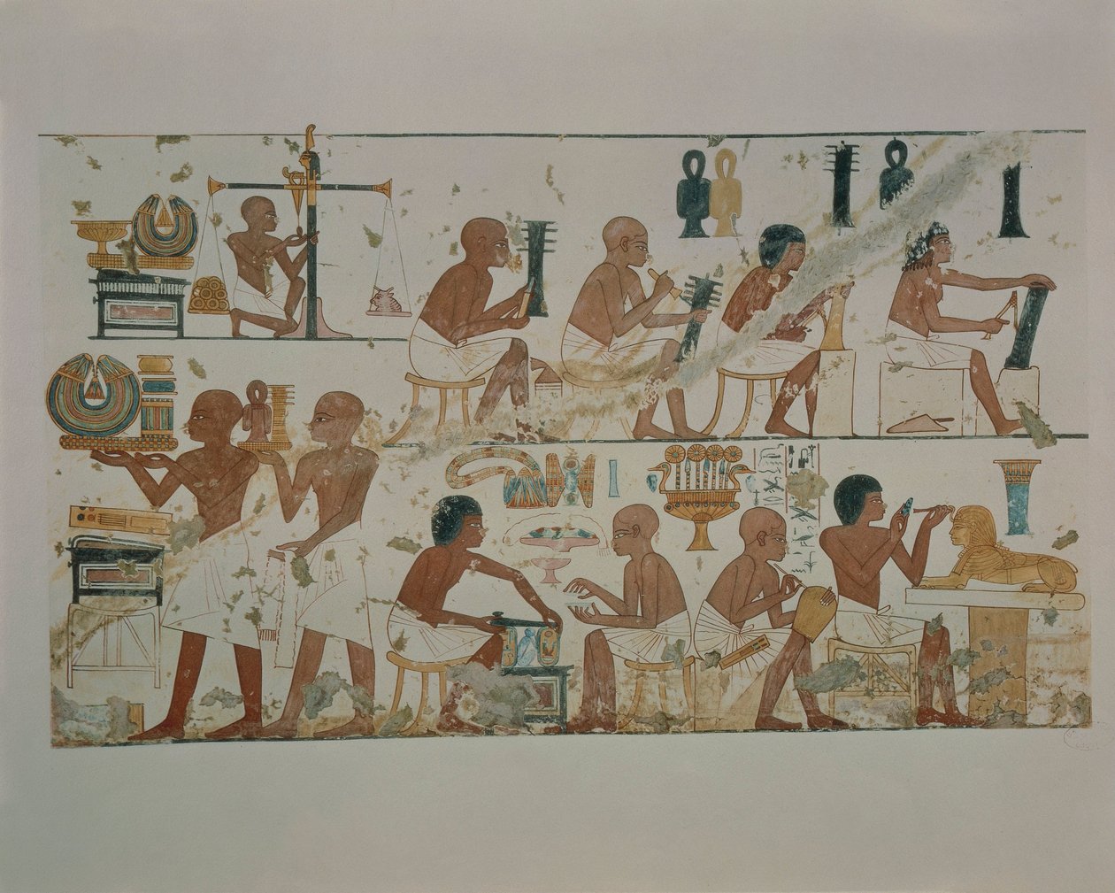 Oude Egyptische schilderkunst, door Nina M. Davies door Nina de Garis Davies