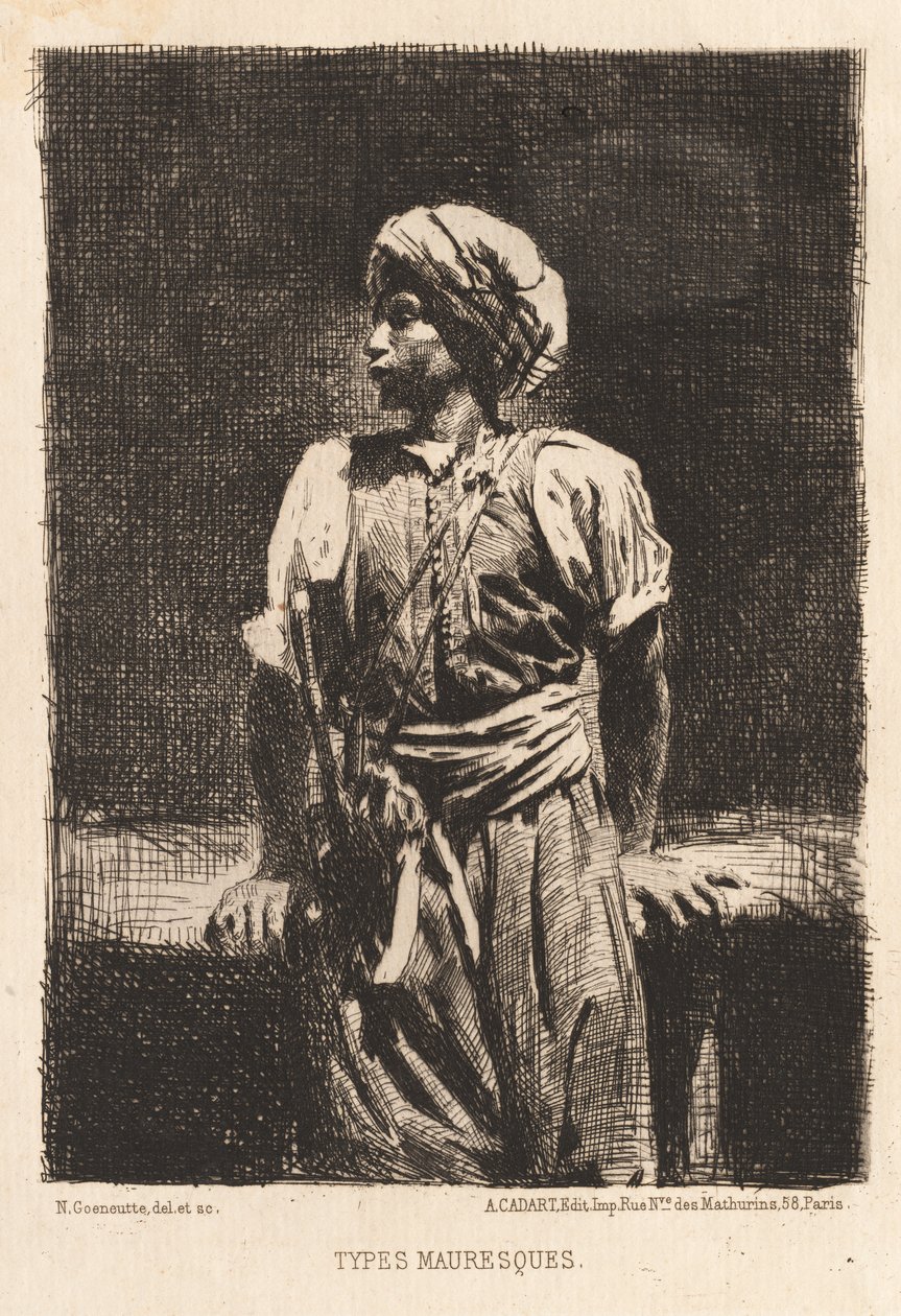 Moorse Types door Norbert Goeneutte