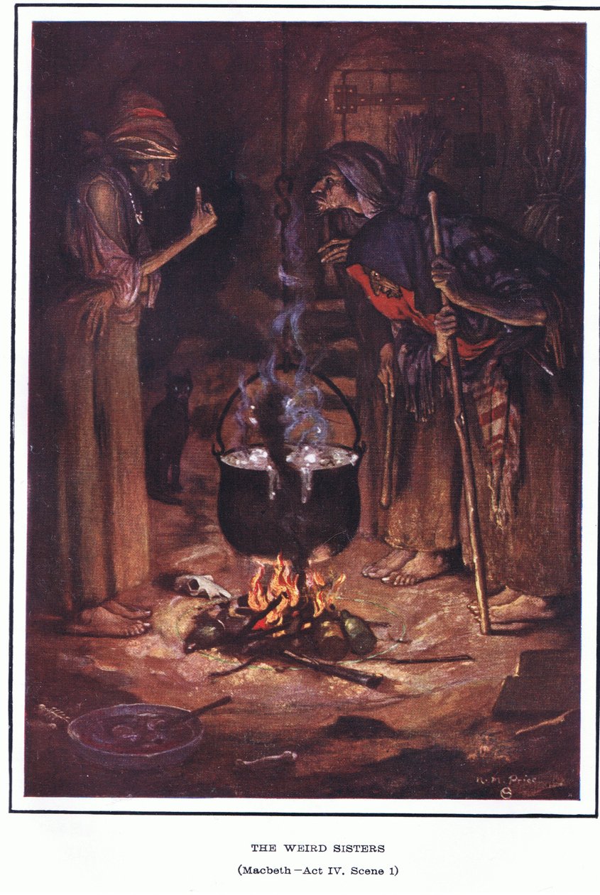 De vreemde zusters (MacBeth) door Norman Mills Price