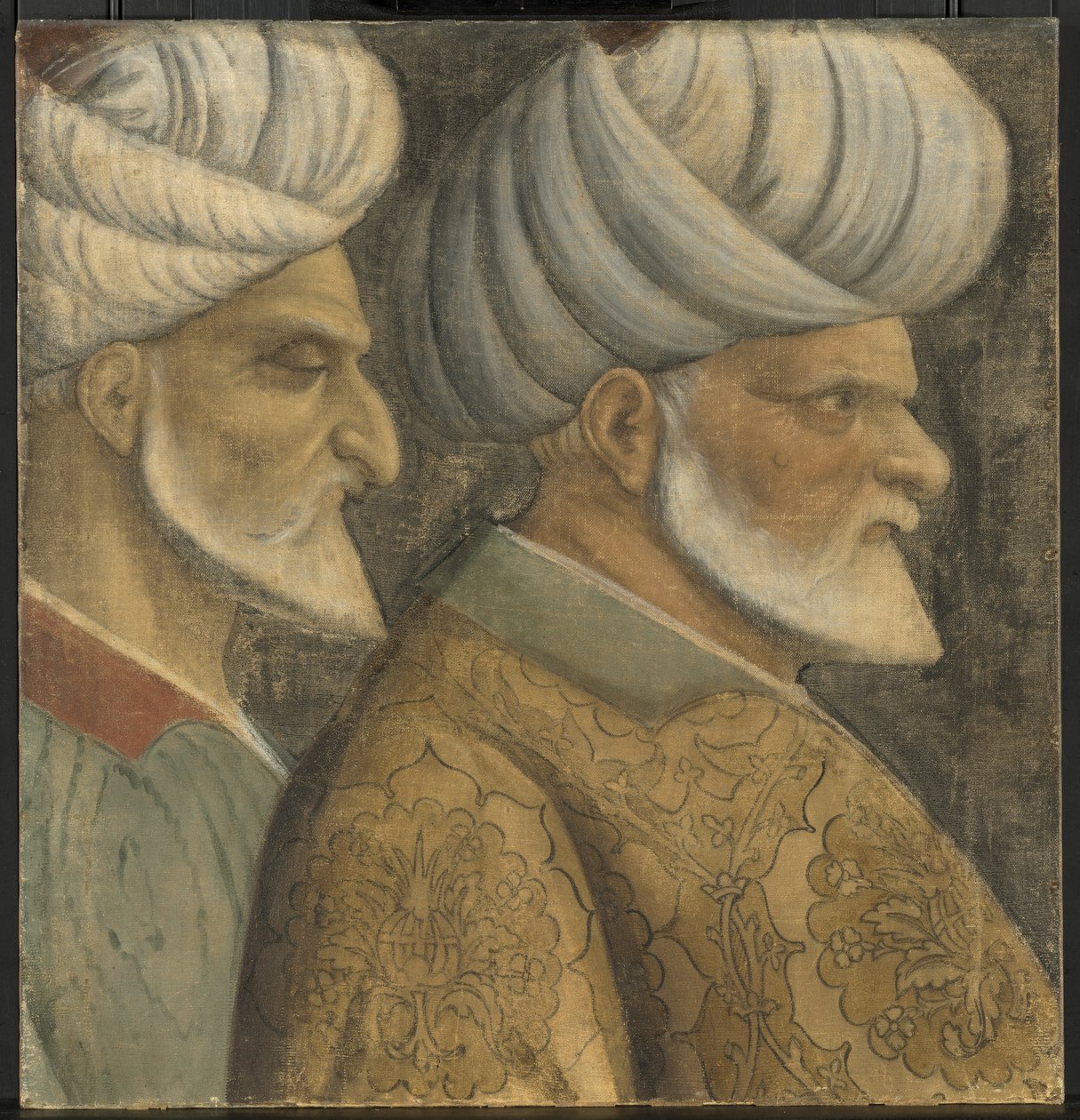 Sinan de Jood en Haireddin Barbarossa, ca. 1535 door Northern Italian School