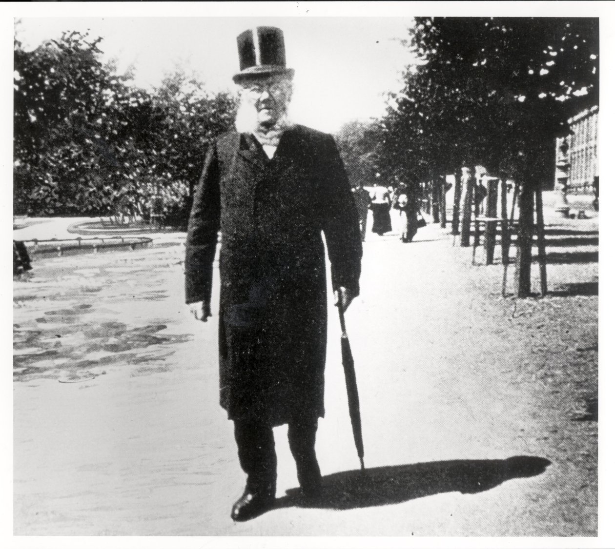 Henrik Ibsen (1828-1906) in Oslo, 1896 door Norwegian School