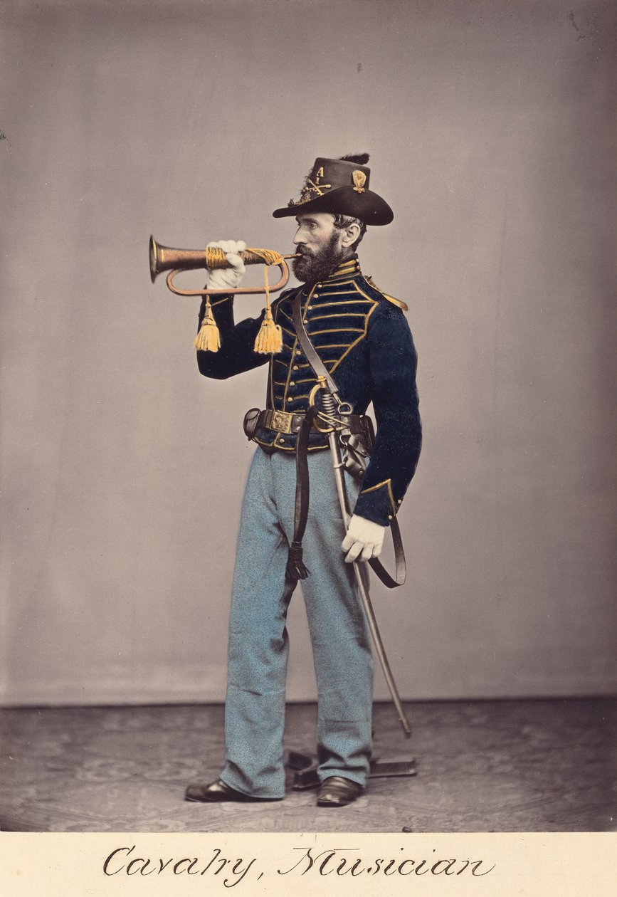 Cavalerie, muzikant door O.H. Willard