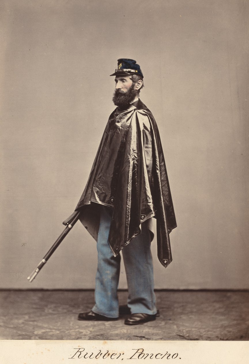 Rubberen Poncho door O.H. Willard