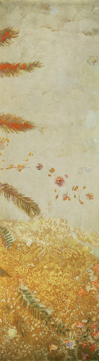 Decoratief paneel, een van vijf ontworpen voor Ernest Chausson, 1902 door Odilon Redon