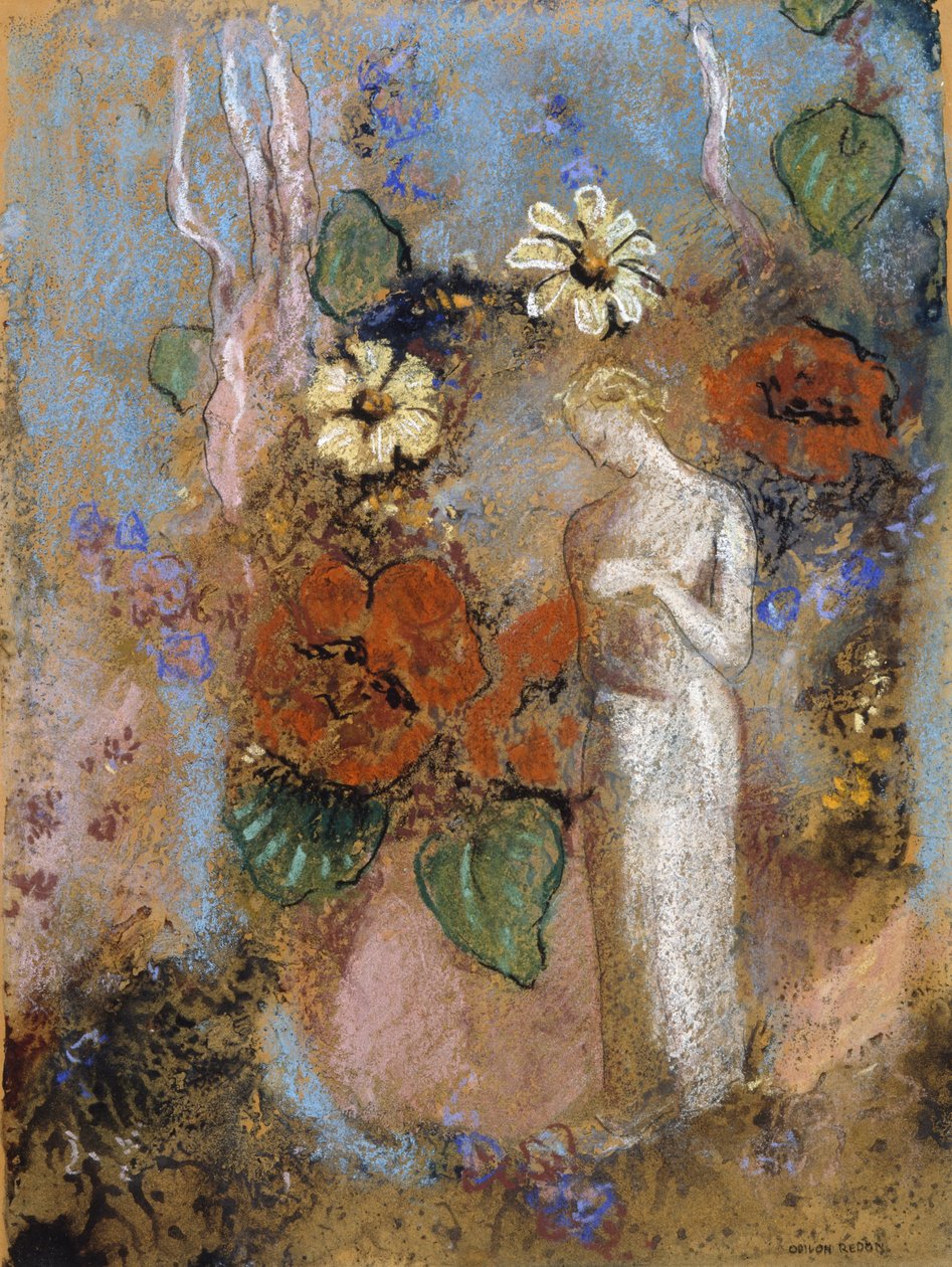 Pandora door Odilon Redon