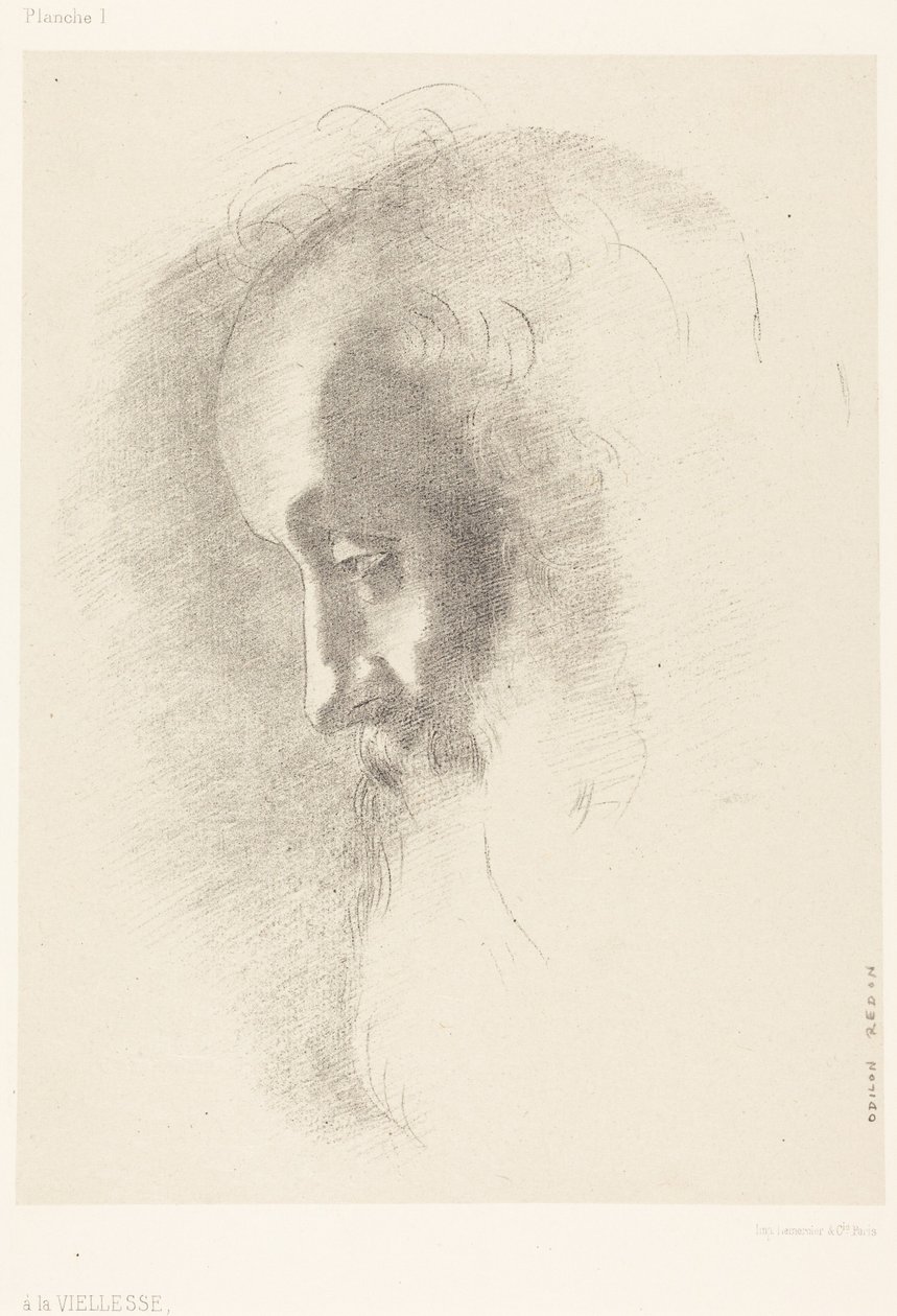 Aan de ouderdom door Odilon Redon