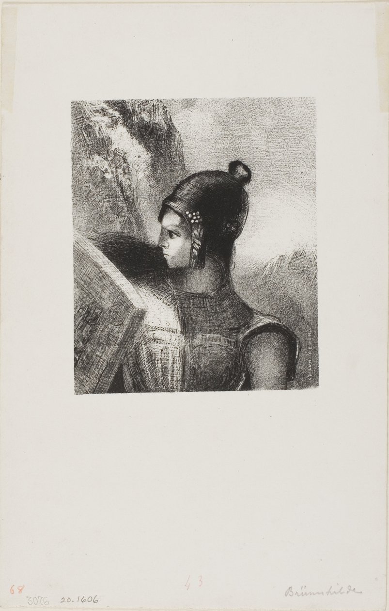 Brunnhilde door Odilon Redon