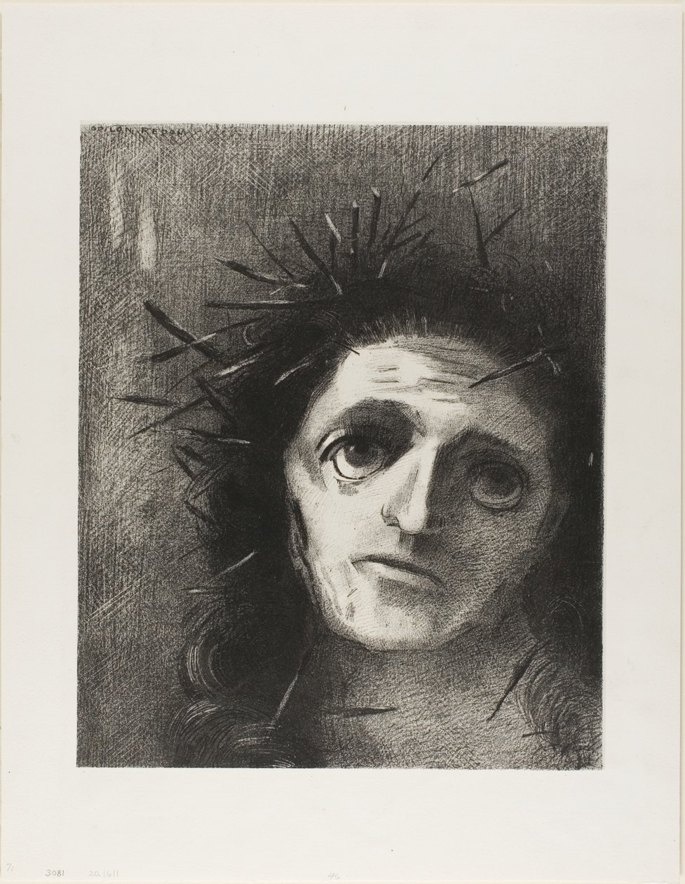 Christus door Odilon Redon
