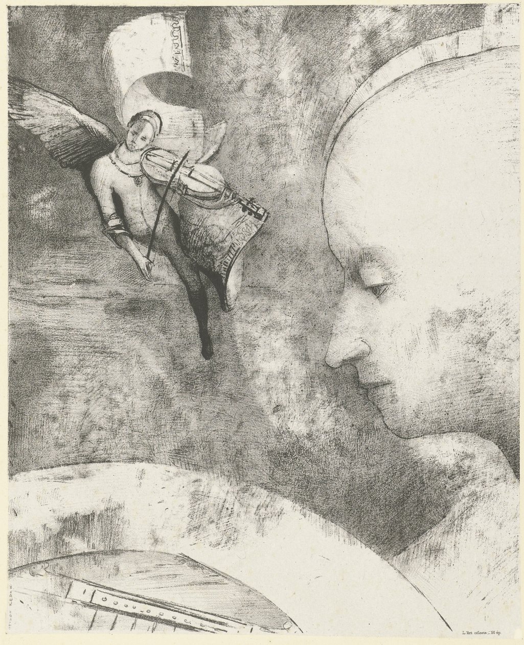 Hemelse kunst door Odilon Redon
