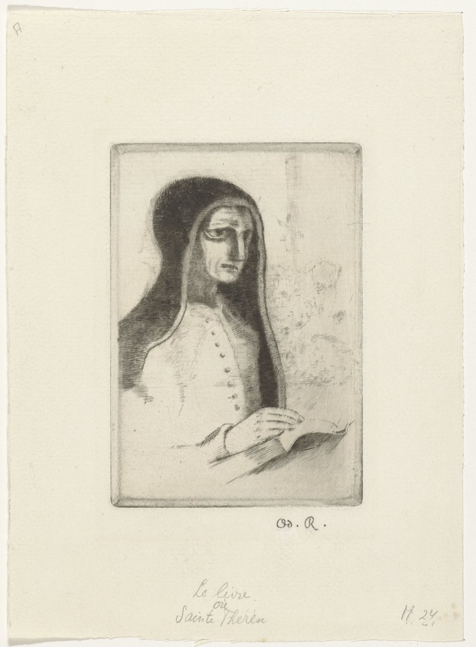 Het boek door Odilon Redon