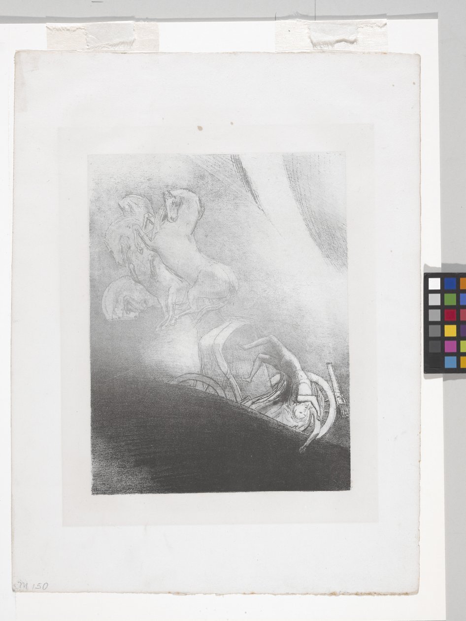 Hij Valt In De Afgrond... door Odilon Redon
