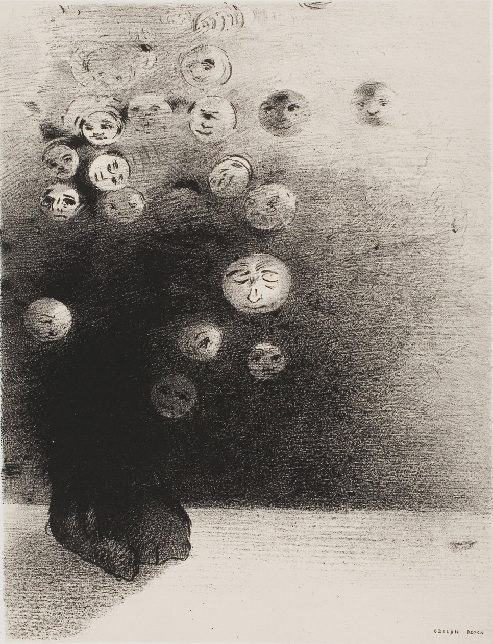 Is er geen onzichtbare wereld, uit De Jurylid door Odilon Redon