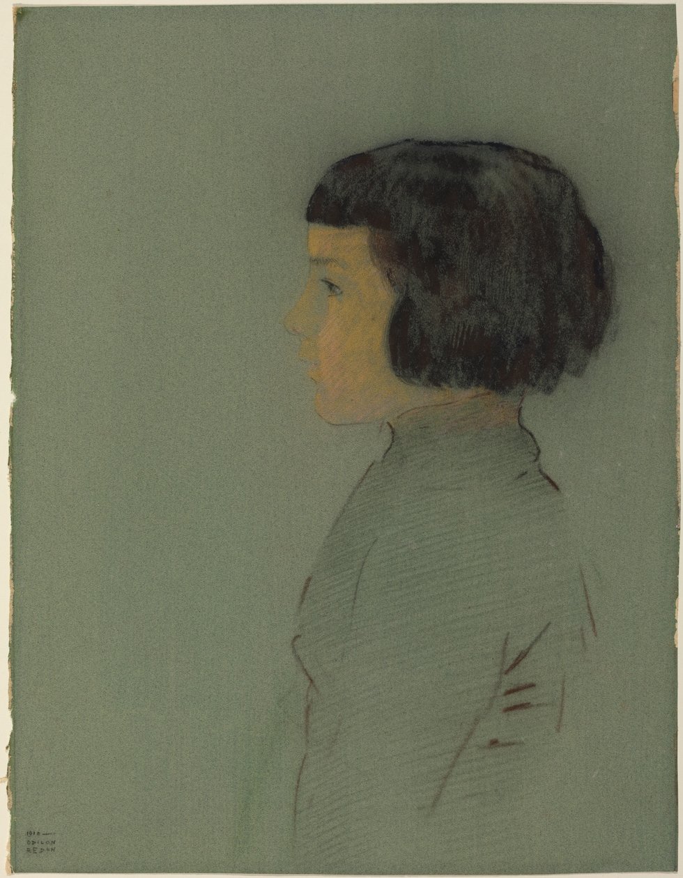 Léon Fayet () door Odilon Redon