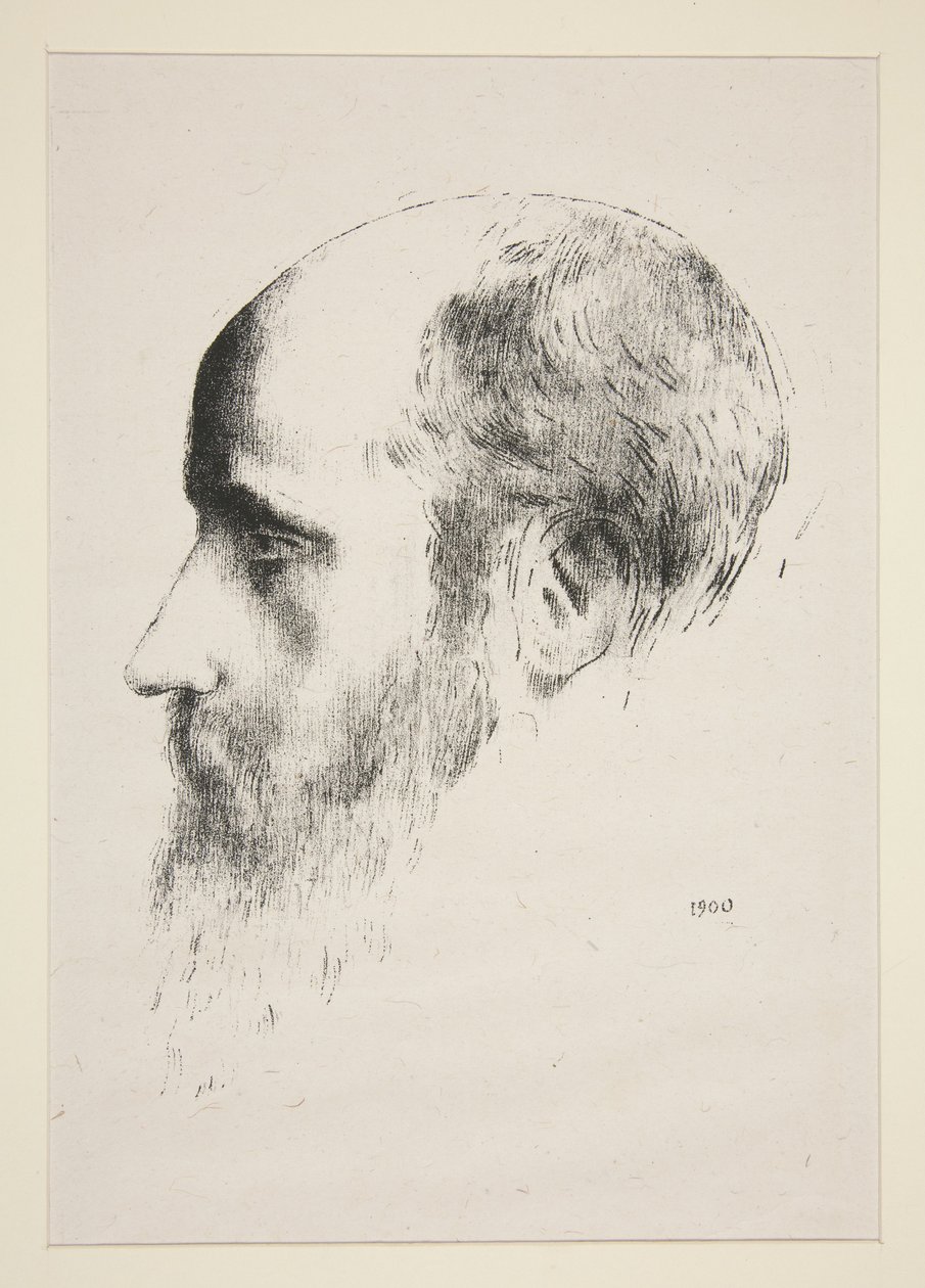 Portret van Édouard Vuillard door Odilon Redon