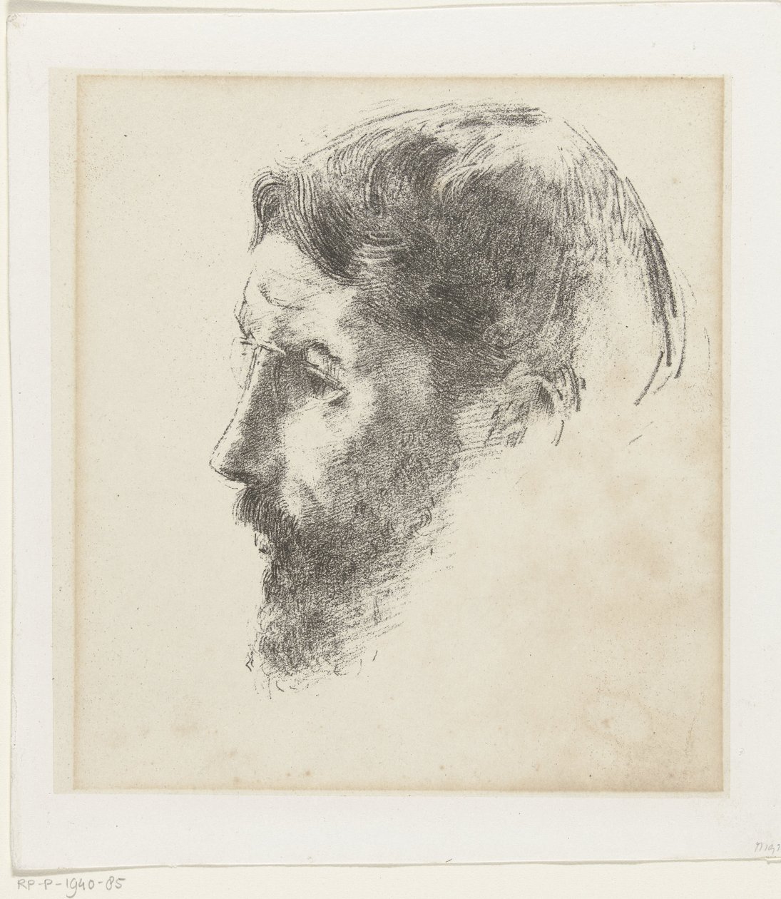 Portret van Pierre Bonnard door Odilon Redon