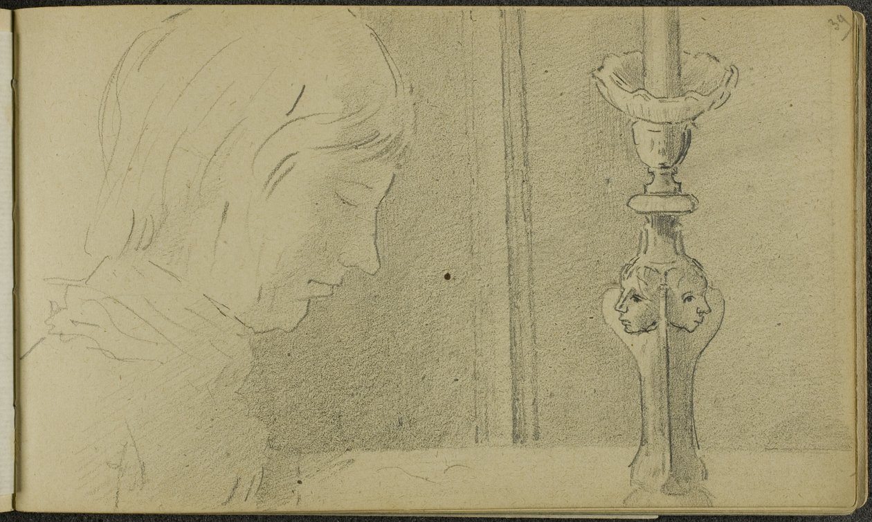 Schetsboek door Odilon Redon