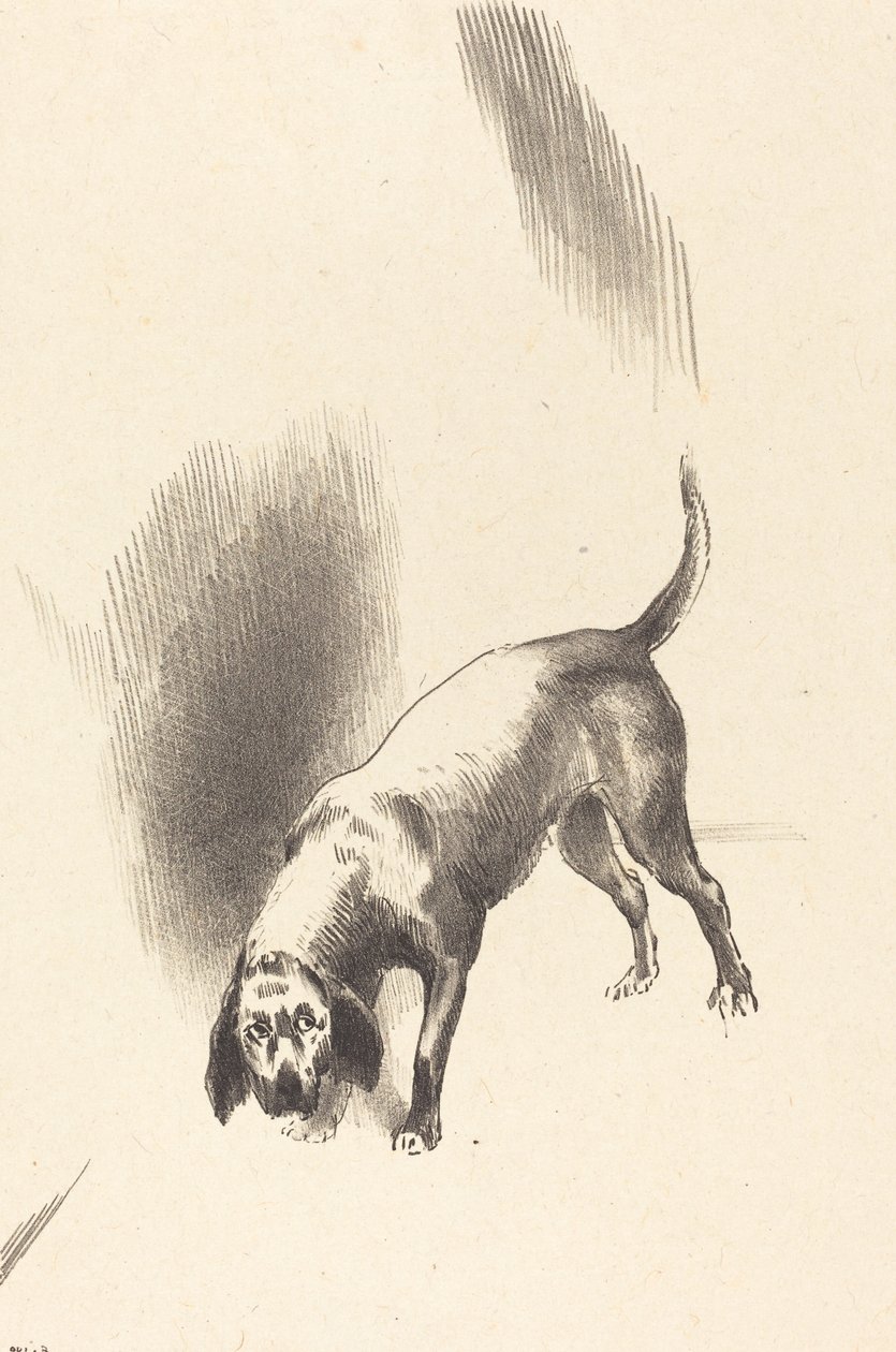 De Hond door Odilon Redon