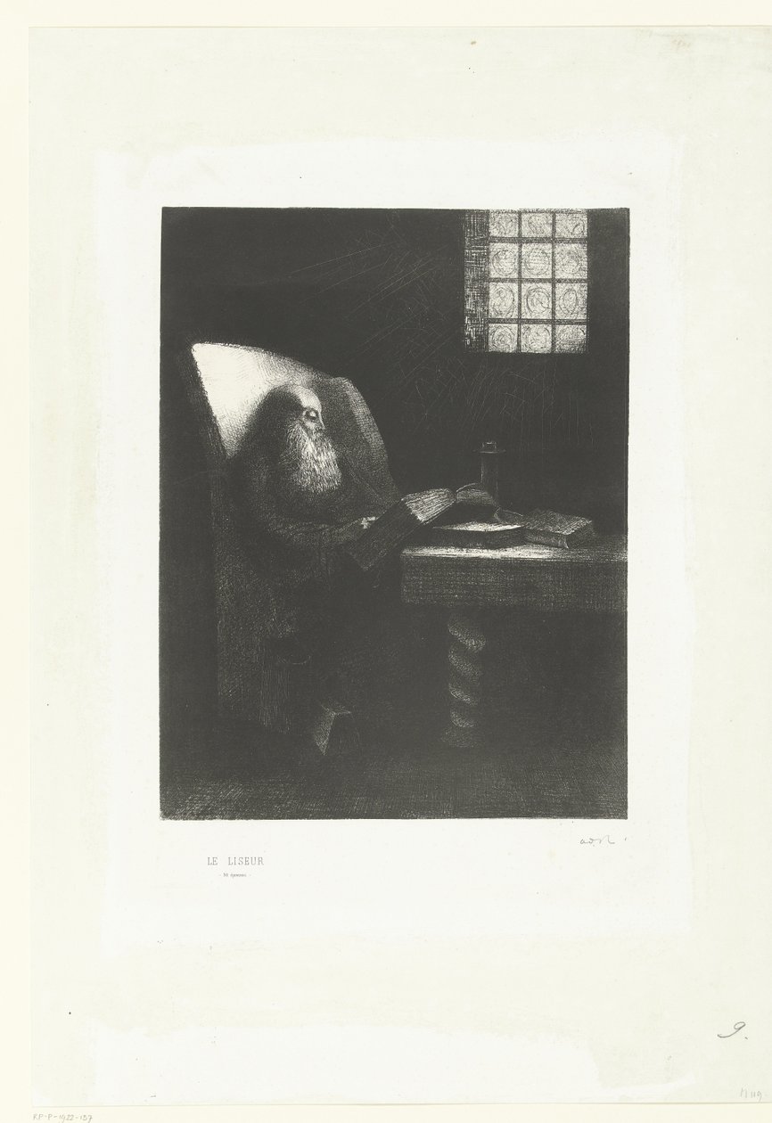De Lezer door Odilon Redon