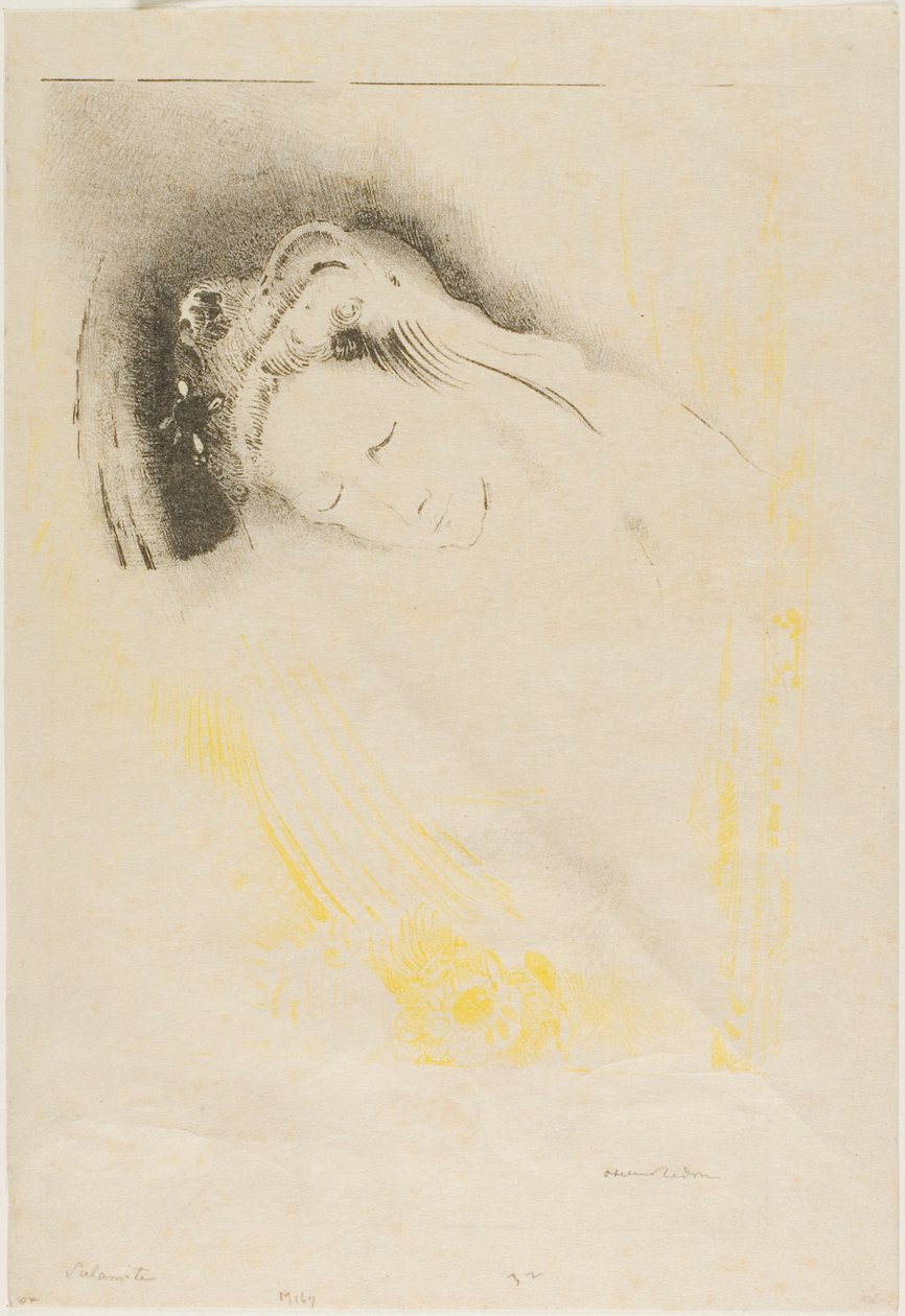 De Sulammitische door Odilon Redon