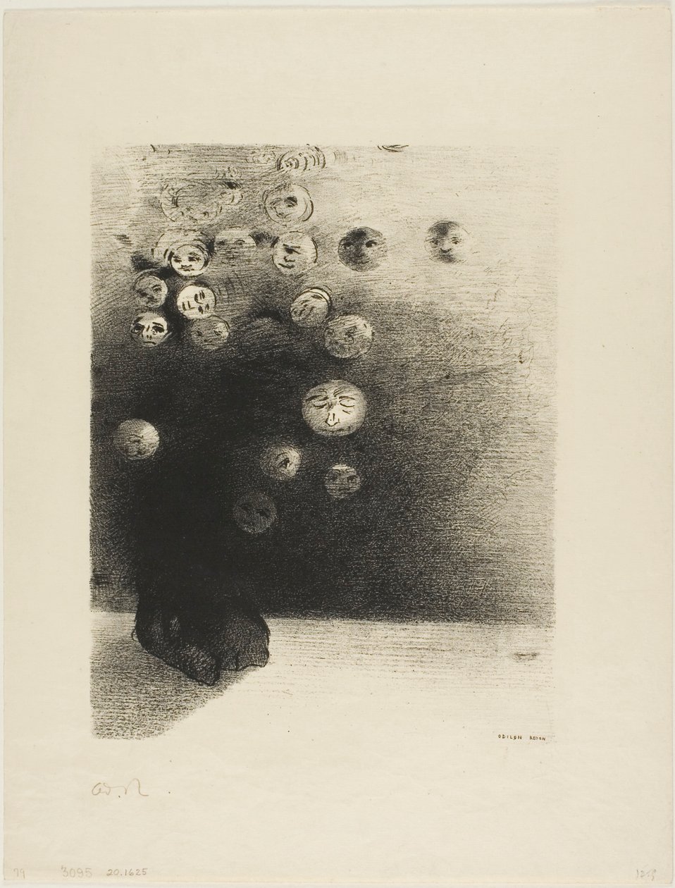 Waarom zou er geen onzichtbare wereld bestaan..., plaat 6 uit Le Jure van Edmond Picard door Odilon Redon