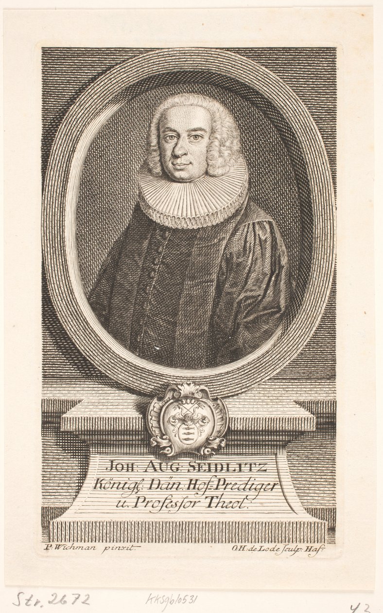 Johan August Seidlitz, priester door Odvardt Helmoldt de Lode
