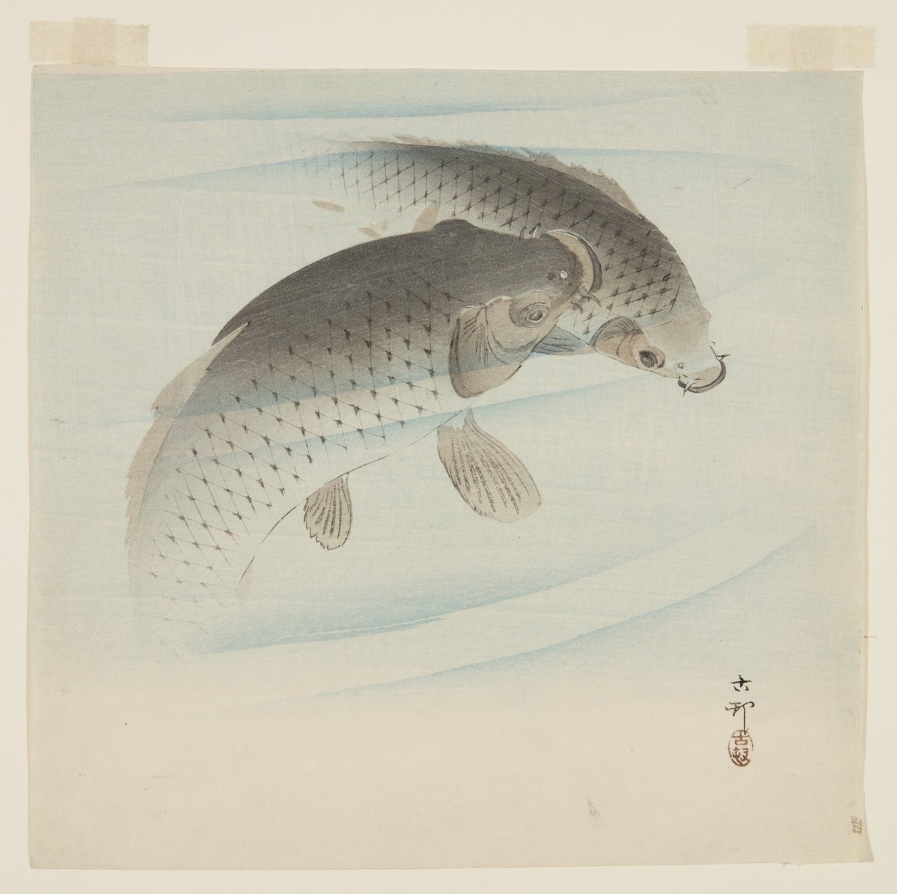 Karpers door Ohara Koson