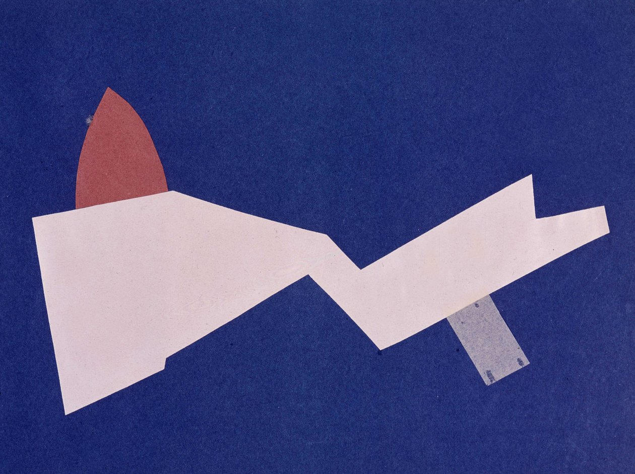 Universele Oorlog: Collagewerk door Olga Rosanova, januari 1916 door Olga Wladimirowna  Rosanowa