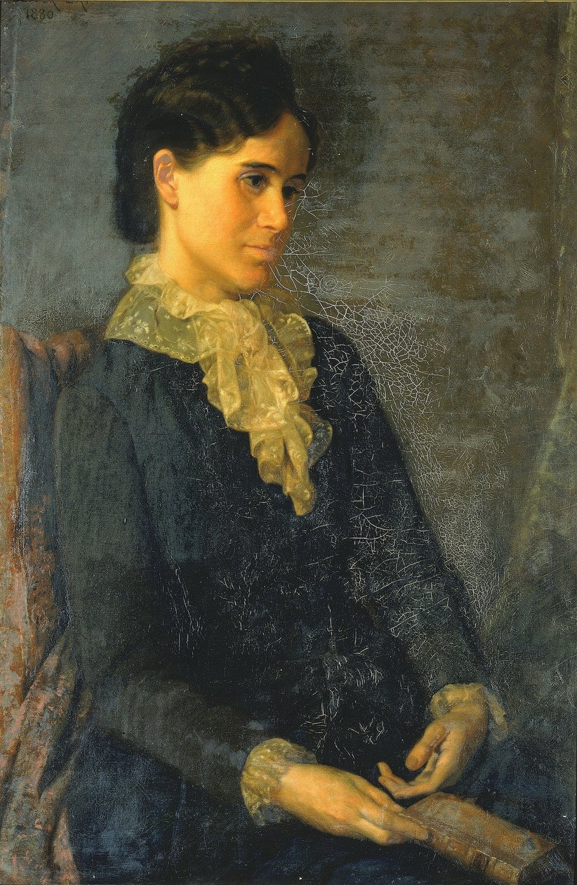 Hester Marian Wait Lay, Portret van de vrouw van de kunstenaar door Oliver Ingraham Lay