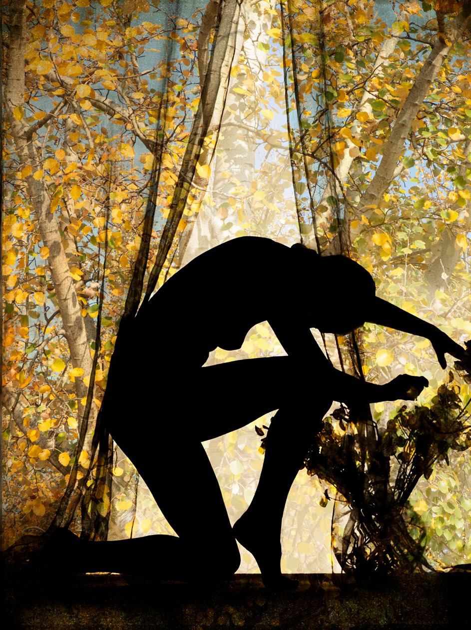 Silhouet , 2021(digitale gemengde techniek) door Olivia Gozzano