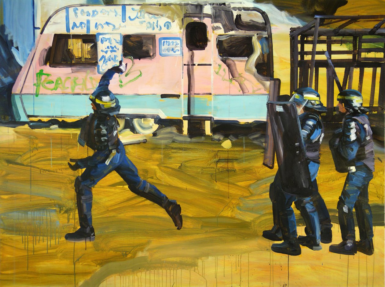 Het Jungle Boek, 2016 (acryl op doek) door Olivier Morel
