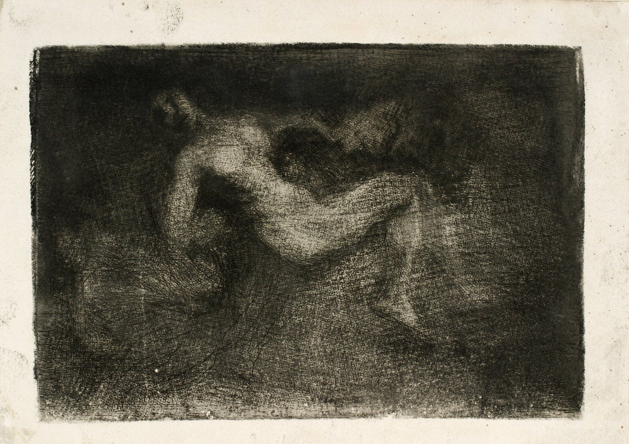 Zephyr ontvoert Psyche door Oluf Hartmann