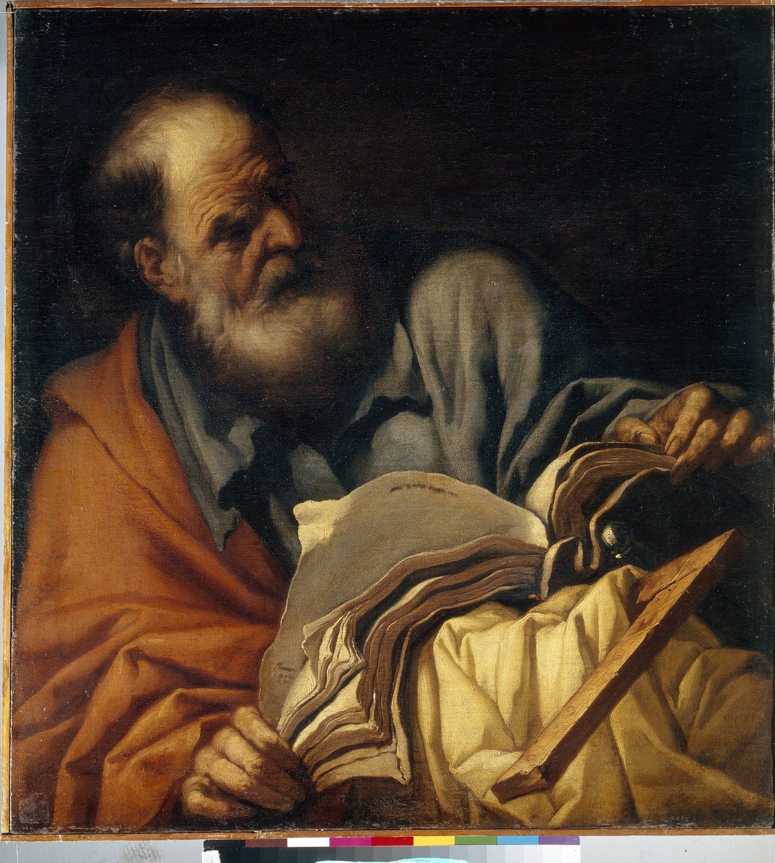 Sint-Thomas de Apostel door Orazio Borgianni