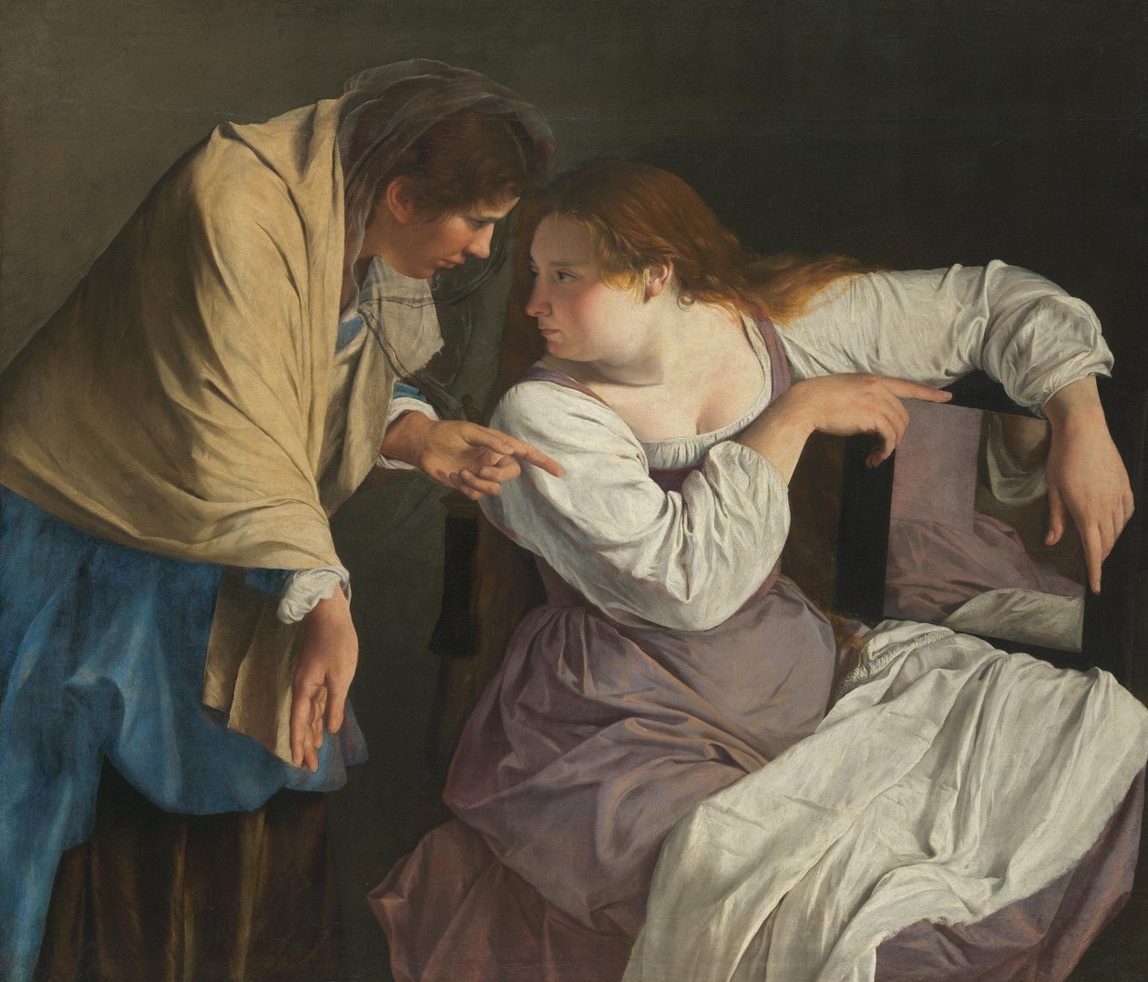 Martha berispt haar zus Maria door Orazio Gentileschi