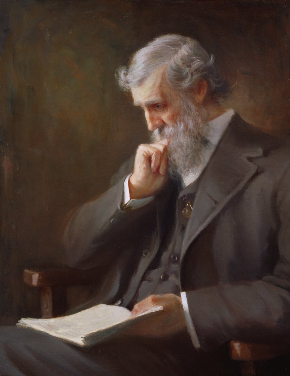 John Muir (1838-1914), ca. 1917 (olieverf op doek) door Orlando Rouland