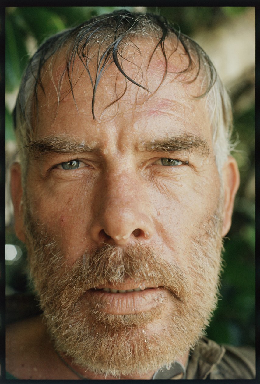 Lee Marvin op de set van 