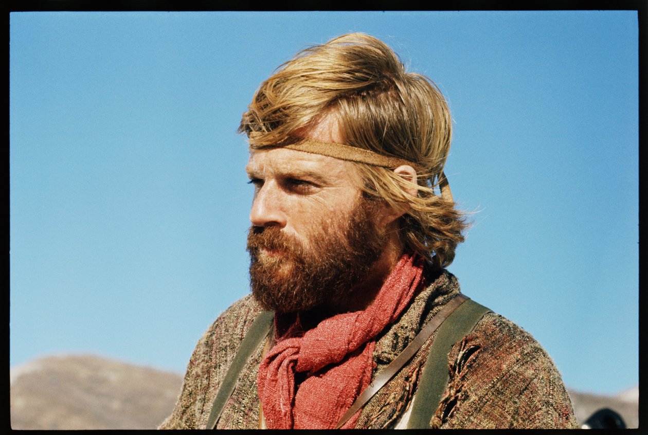Robert Redford op de set, 