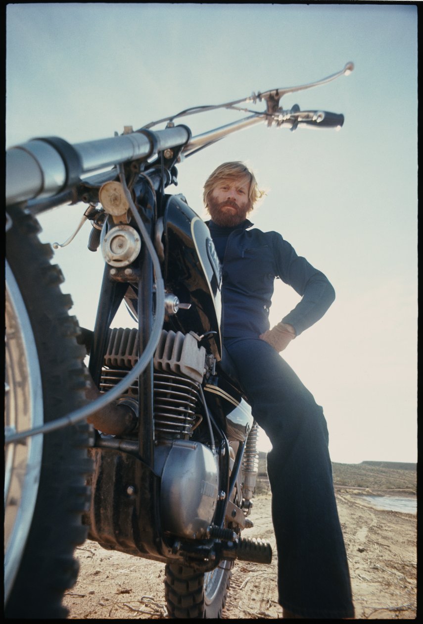 Robert Redford op de set van 