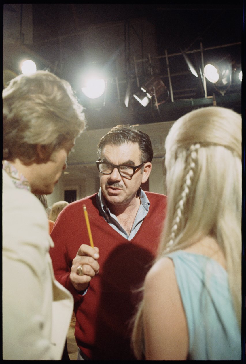 Russ Meyer op de set van 