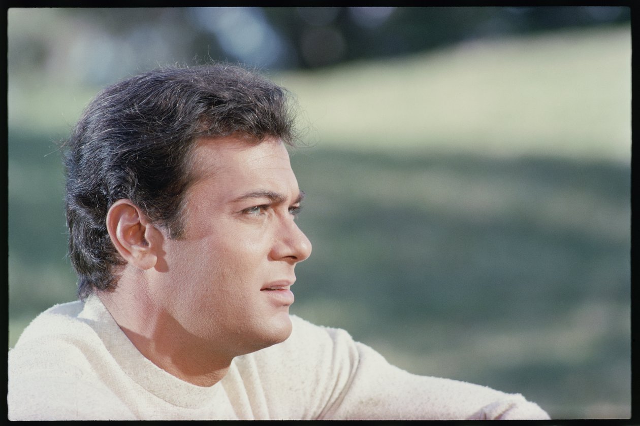 Portret van Tony Curtis door Orlando Suero