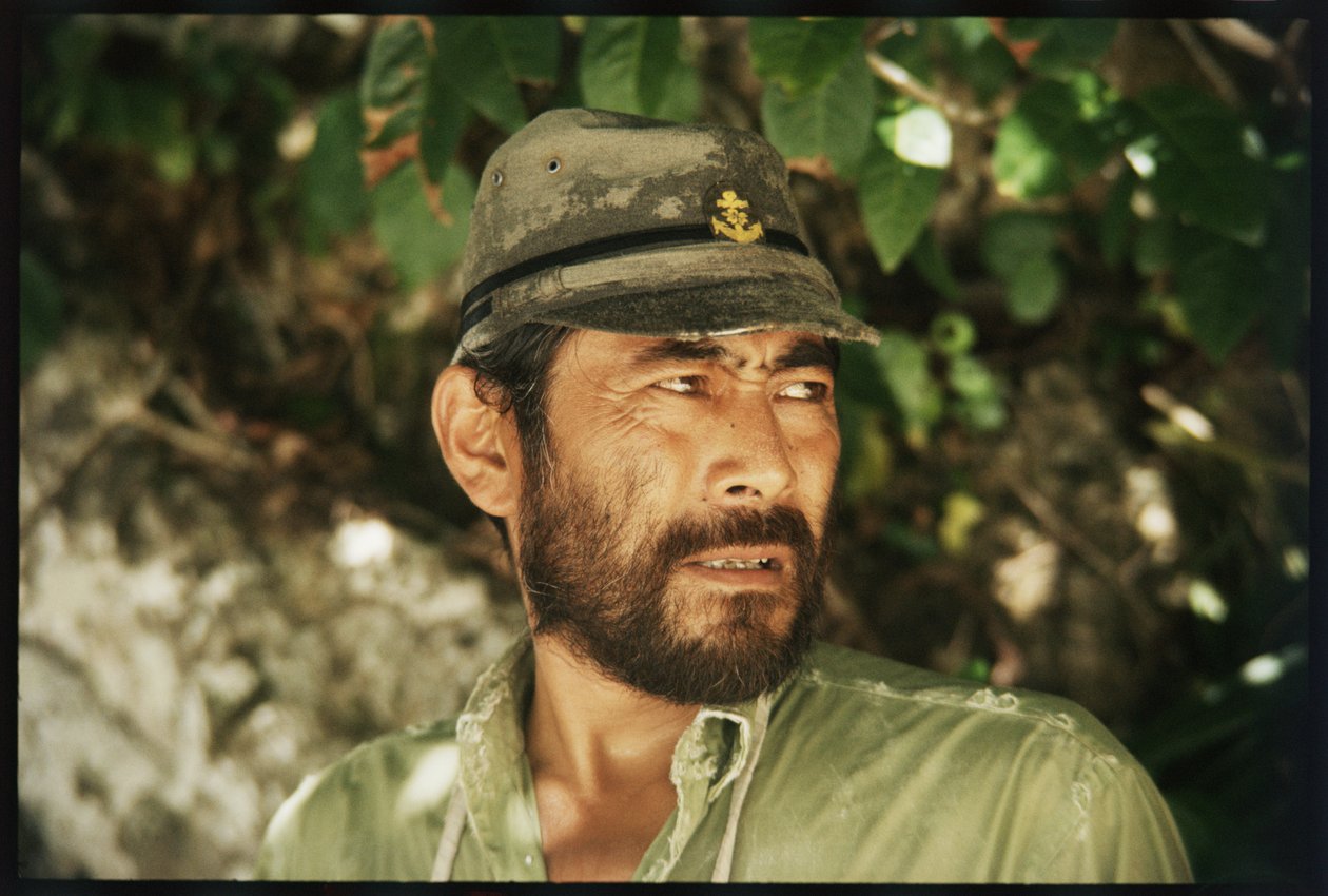 Toshiro Mifune op de set van 
