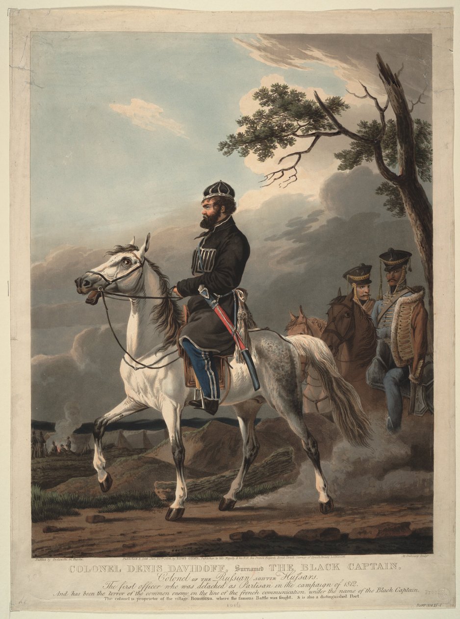 Denis Davydov 1784-1839, 1814 door Orlowski