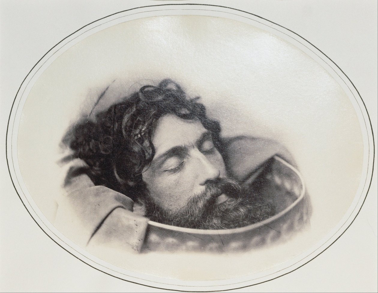 Studie van het Hoofd van Johannes de Doper op een Schotel door Oscar Gustav Rejlander
